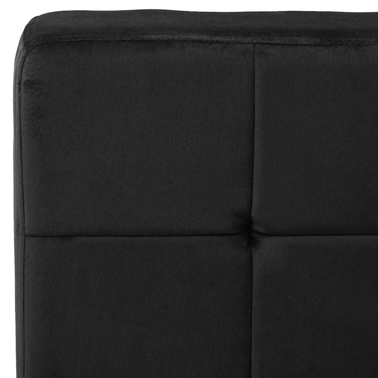 Fotel 65x79x87 cm czarny obity aksamitem