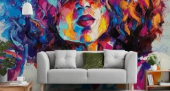 Fototapeta Abstrakcyjny PORTRET Kobiety 3D 90x60cm