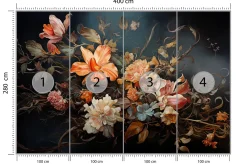 Fototapeta Bukiet W Stylu Vintage 400x280cm