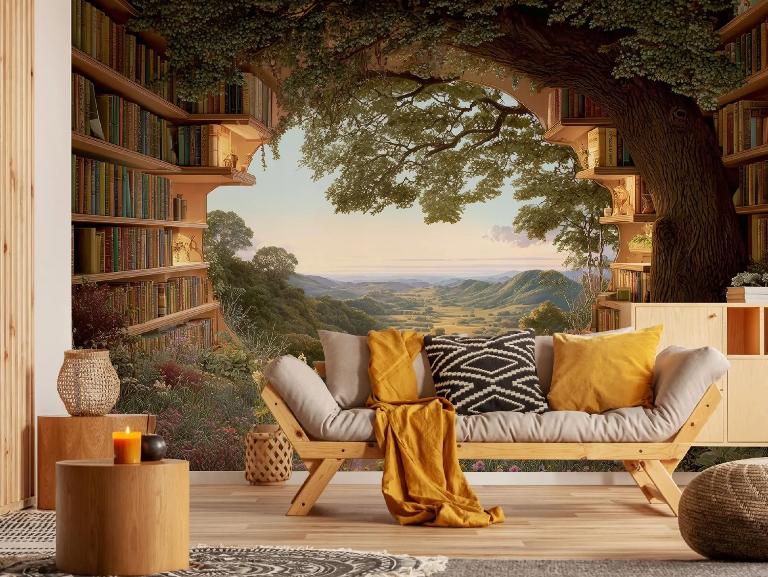 Fototapeta 3D Brązowy Na Flizelinie Do Sypialni Salonu 250x175