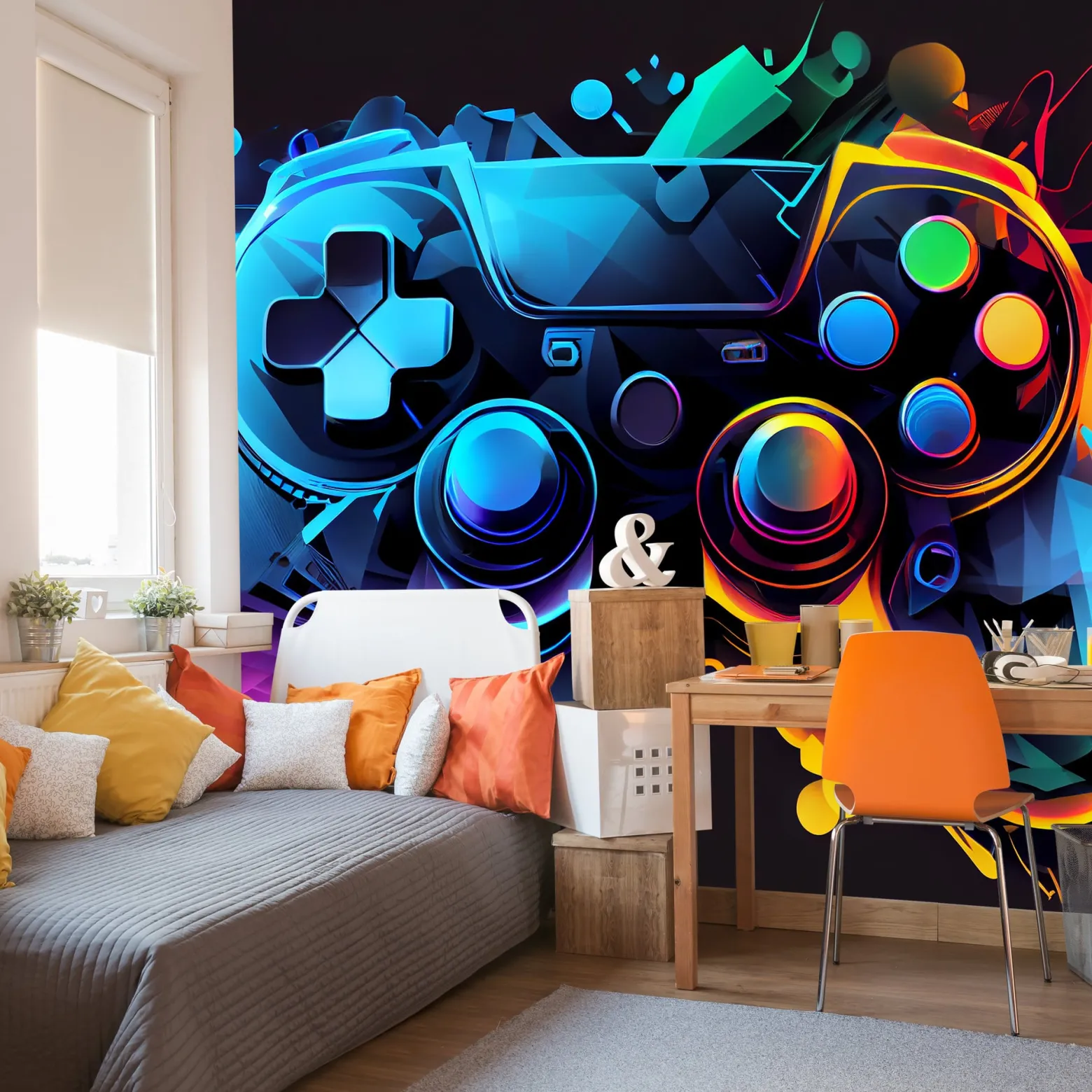 Fototapeta Dla Młodzieży Abstrakcyjny Pad Do Gry 90x60cm
