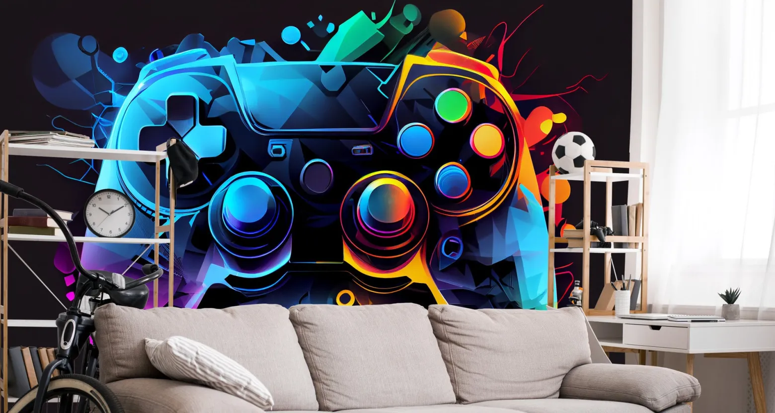 Fototapeta Dla Młodzieży Abstrakcyjny Pad Do Gry 90x60cm