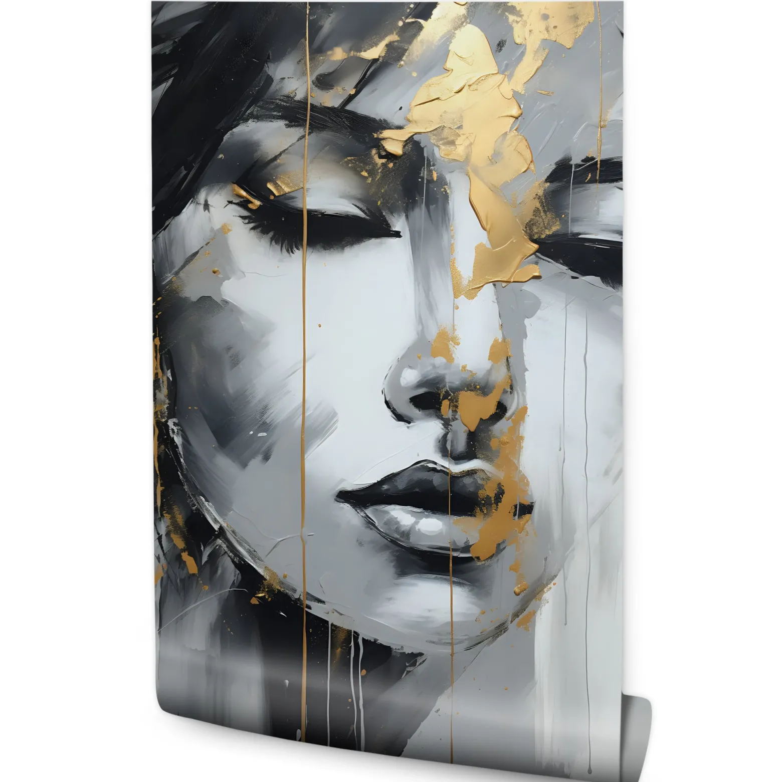 Fototapeta Do Sypialni Abstrakcyjna Kobieca Twarz 100x150cm