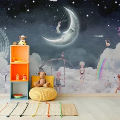Fototapeta Dziecięca Wesołe Miasteczko Styl Boho 90x60cm