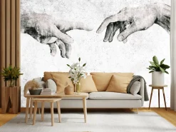Fototapeta Fresk Stworzenie Adama 90x60cm