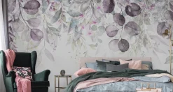 Fototapeta Kolorowe Liście Malowane Akwarelą 90x60cm