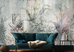 Fototapeta Liście W Stylu Vintage 90x60cm