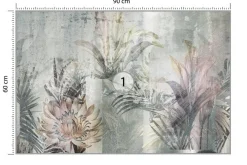 Fototapeta Liście W Stylu Vintage 90x60cm
