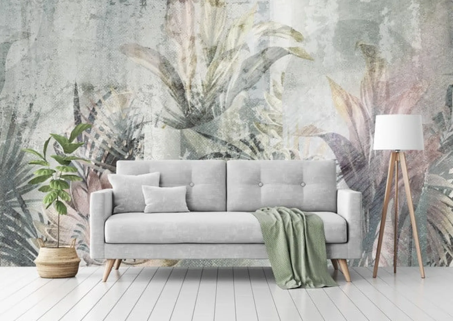 Fototapeta Liście W Stylu Vintage 90x60cm