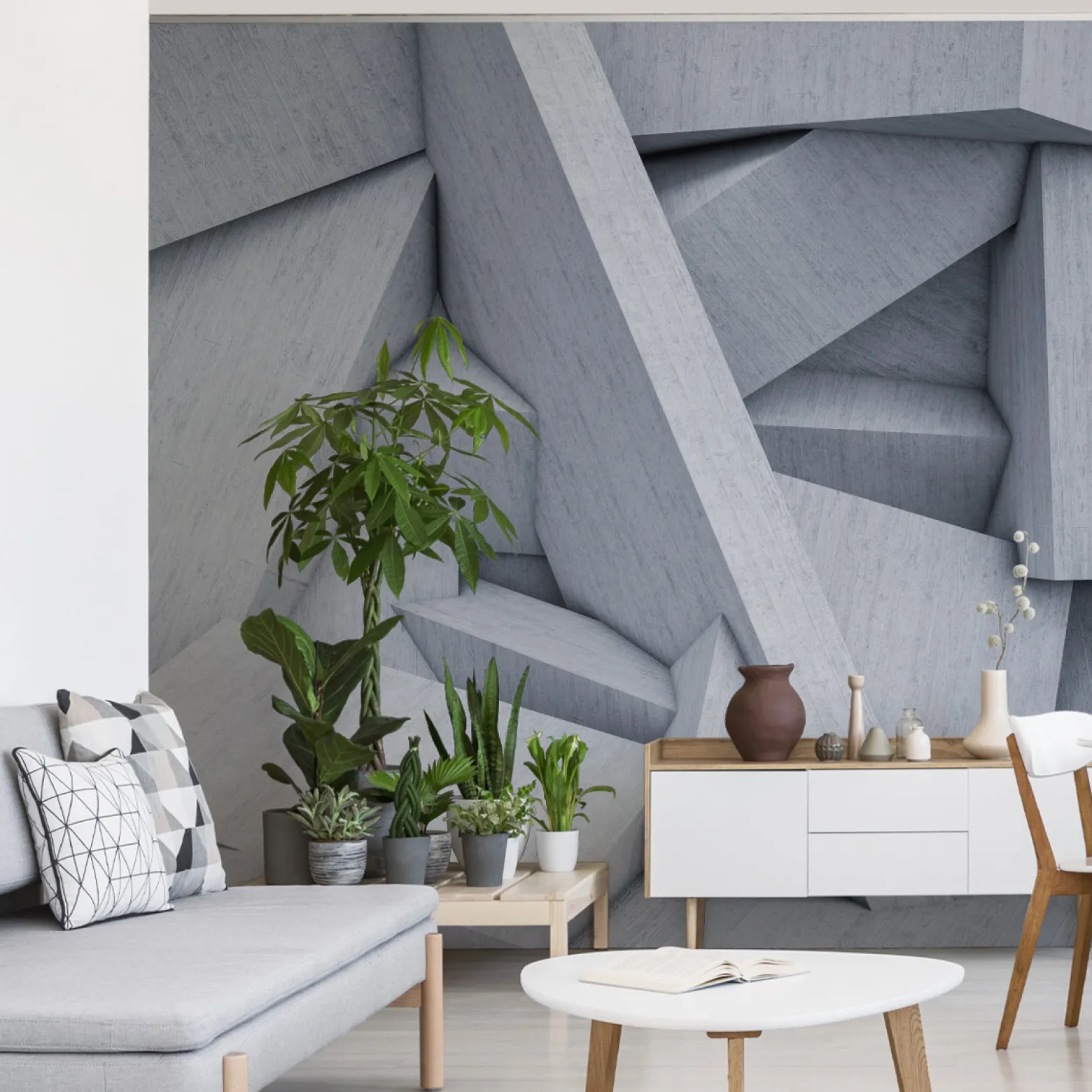 Fototapeta Nowoczesna ABSTRAKCJA Beton 3D 90x60cm