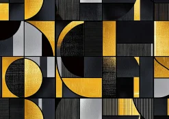 Fototapeta Abstrakcja Geometria Sypialnia Salon Tapeta Flizelina 250X175