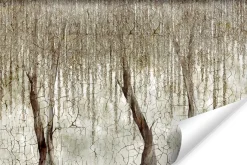 Fototapeta Abstrakcyjna Wierzba Na Betonie 90x60cm