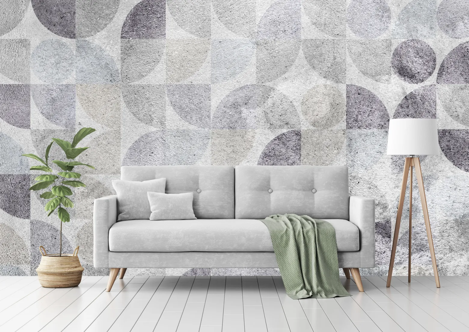 Fototapeta Abstrakcyjne Ornamenty Na Betonie 90x60cm