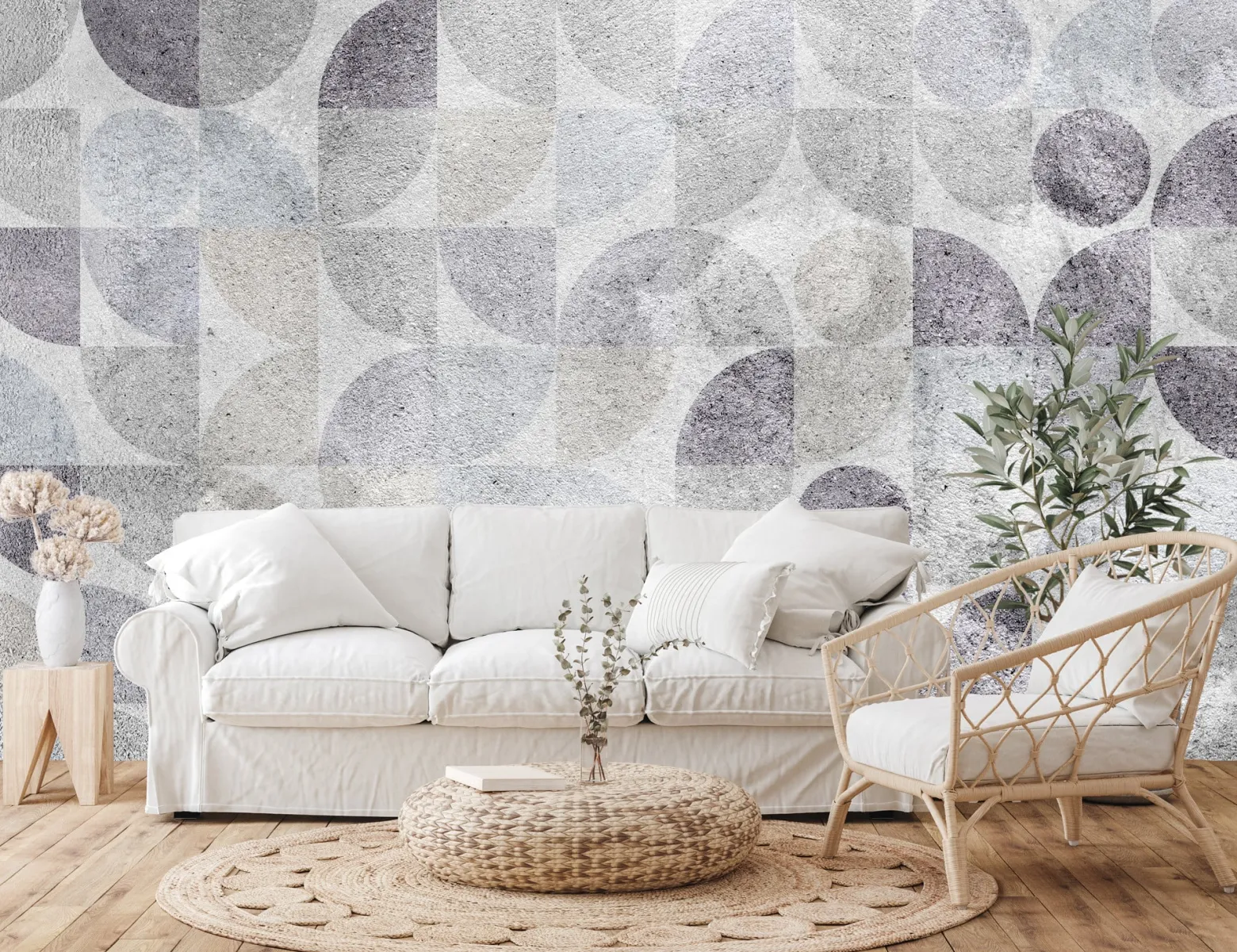 Fototapeta Abstrakcyjne Ornamenty Na Betonie 90x60cm