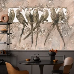 Fototapeta Abstrakcyjne Papużki 90x60cm