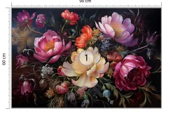 Fototapeta Abstrakcyjne Piwonie 90x60cm