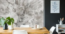Fototapeta Abstrakcyjny Kwiat Na Betonie 90x60cm