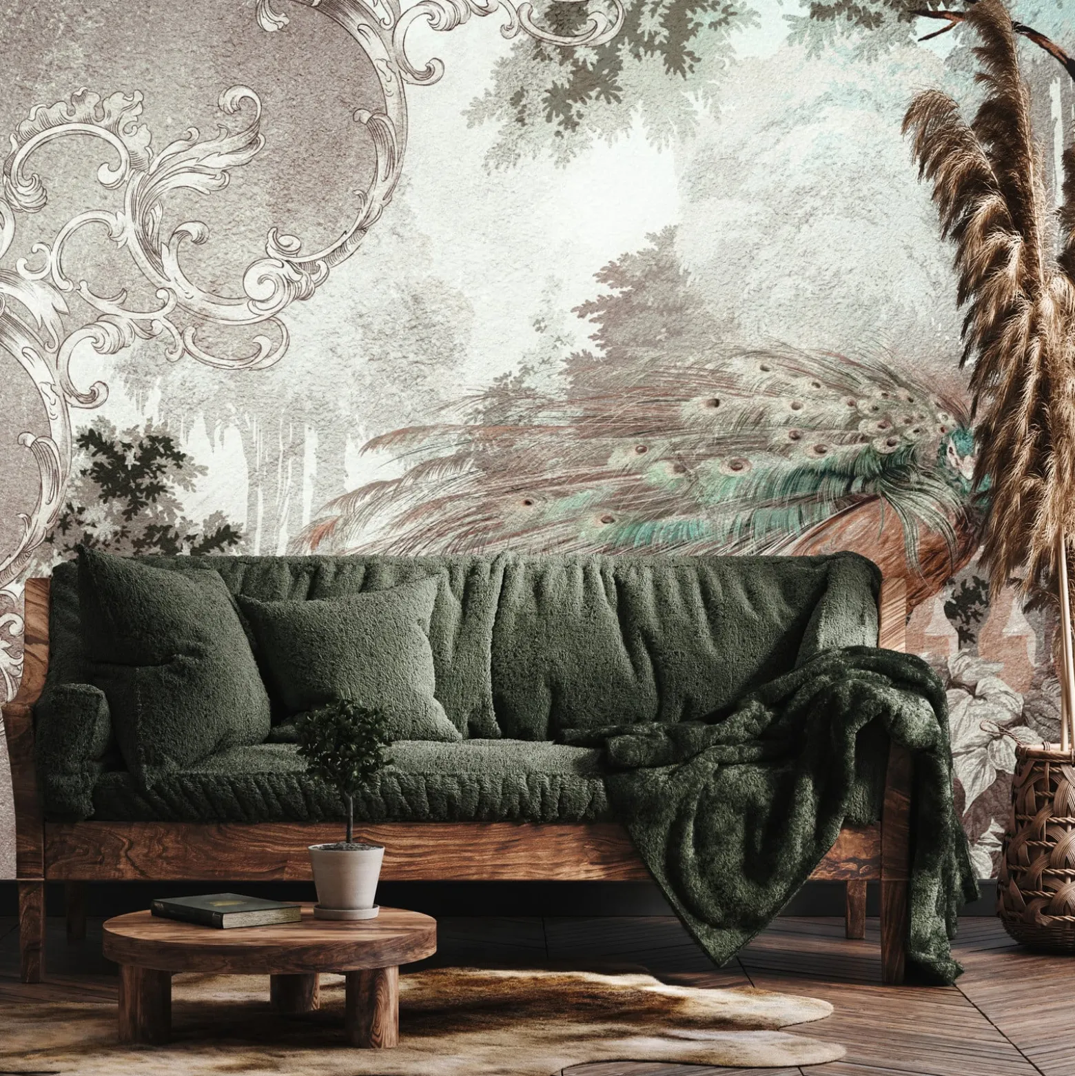 Fototapeta Abstrakcyjny Paw W Stylu Vintage 90x60cm