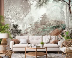 Fototapeta Abstrakcyjny Paw W Stylu Vintage 90x60cm