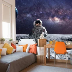 Fototapeta Astronauta na księżycu 90x60cm