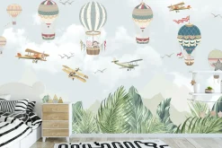 Fototapeta Bajkowe Balony Nad Górami 135x90cm
