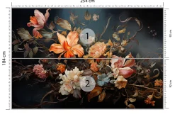 Fototapeta Bukiet W Stylu Vintage 254x184cm