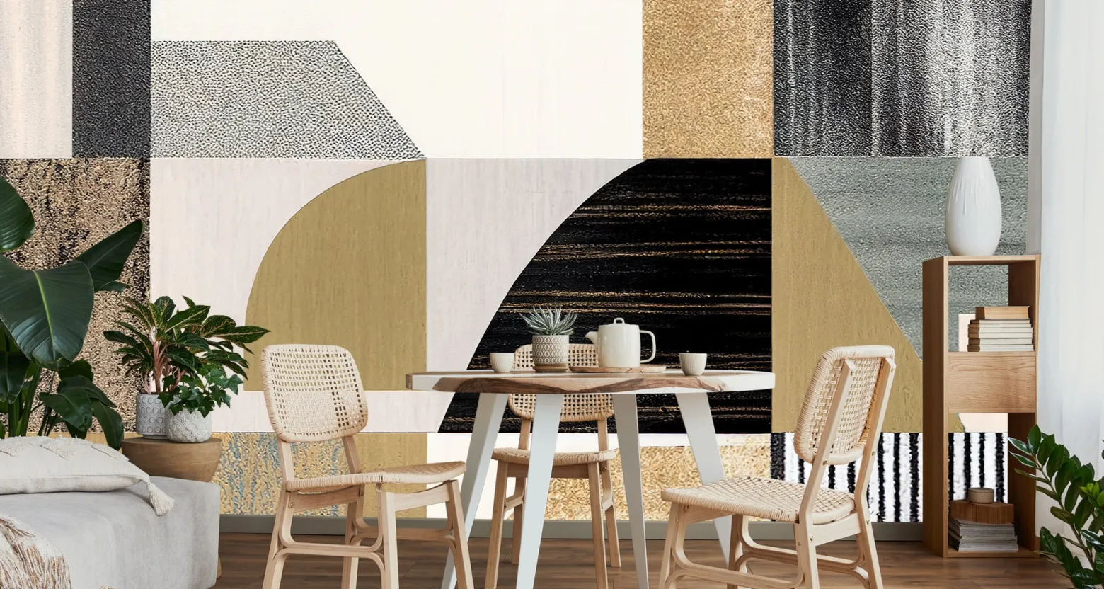 Fototapeta Ścienna ABSTRAKCJA Wzory Geometryczne 135x90cm