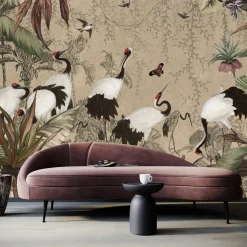 Fototapeta Ścienna Abstrakcyjne Żurawie Vintage 90x60cm