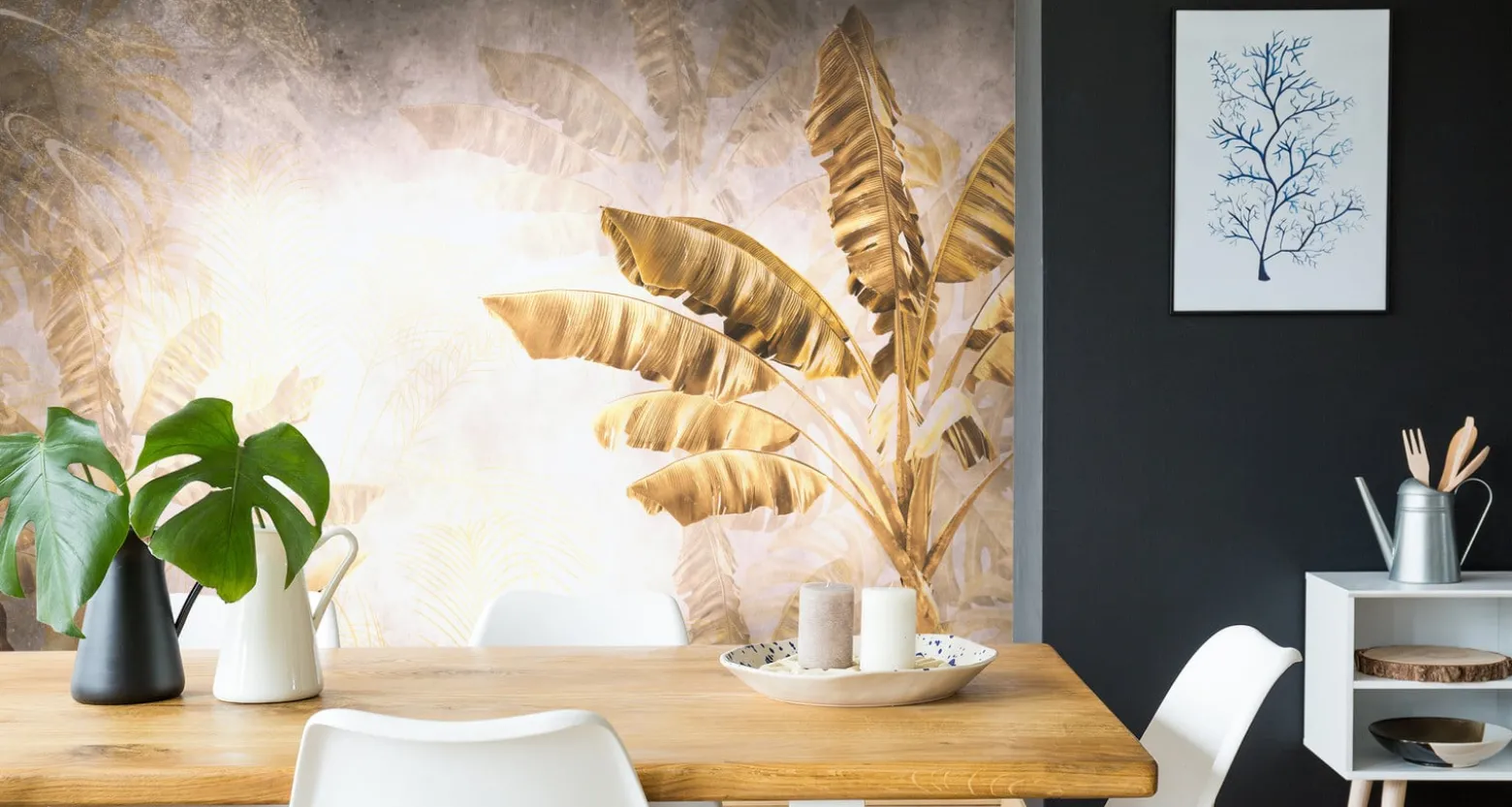 Fototapeta Ścienna Abstrakcyjne Drzewa Bananowe 90x60cm