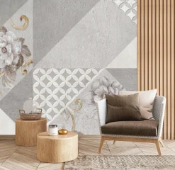 Fototapeta Ścienna Abstrakcyjna betonowa mozaika 135x90cm