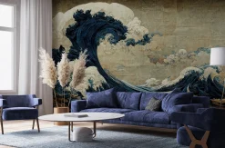 Fototapeta Ścienna FALE Styl Vintage Ocean 90x60cm