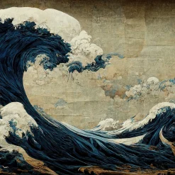 Fototapeta Ścienna FALE Styl Vintage Ocean 90x60cm