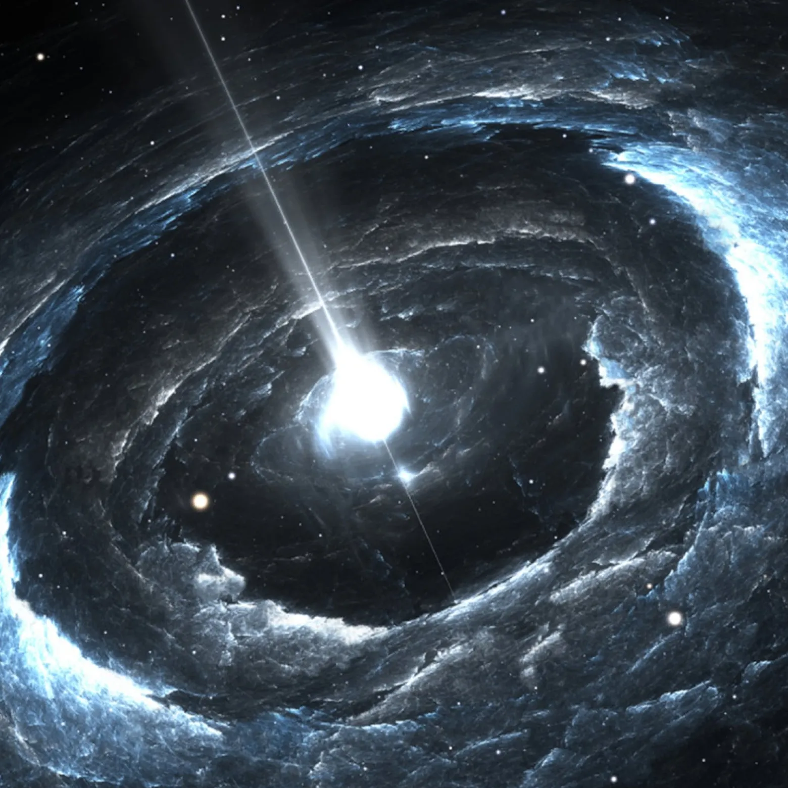 Fototapeta Ścienna GWIAZDA Neutronowa 3D 90x60cm