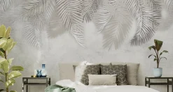 Fototapeta Ścienna LIŚCIE Palmowe Na Betonie 90x60cm