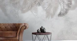 Fototapeta Ścienna LIŚCIE Palmowe Na Betonie 90x60cm