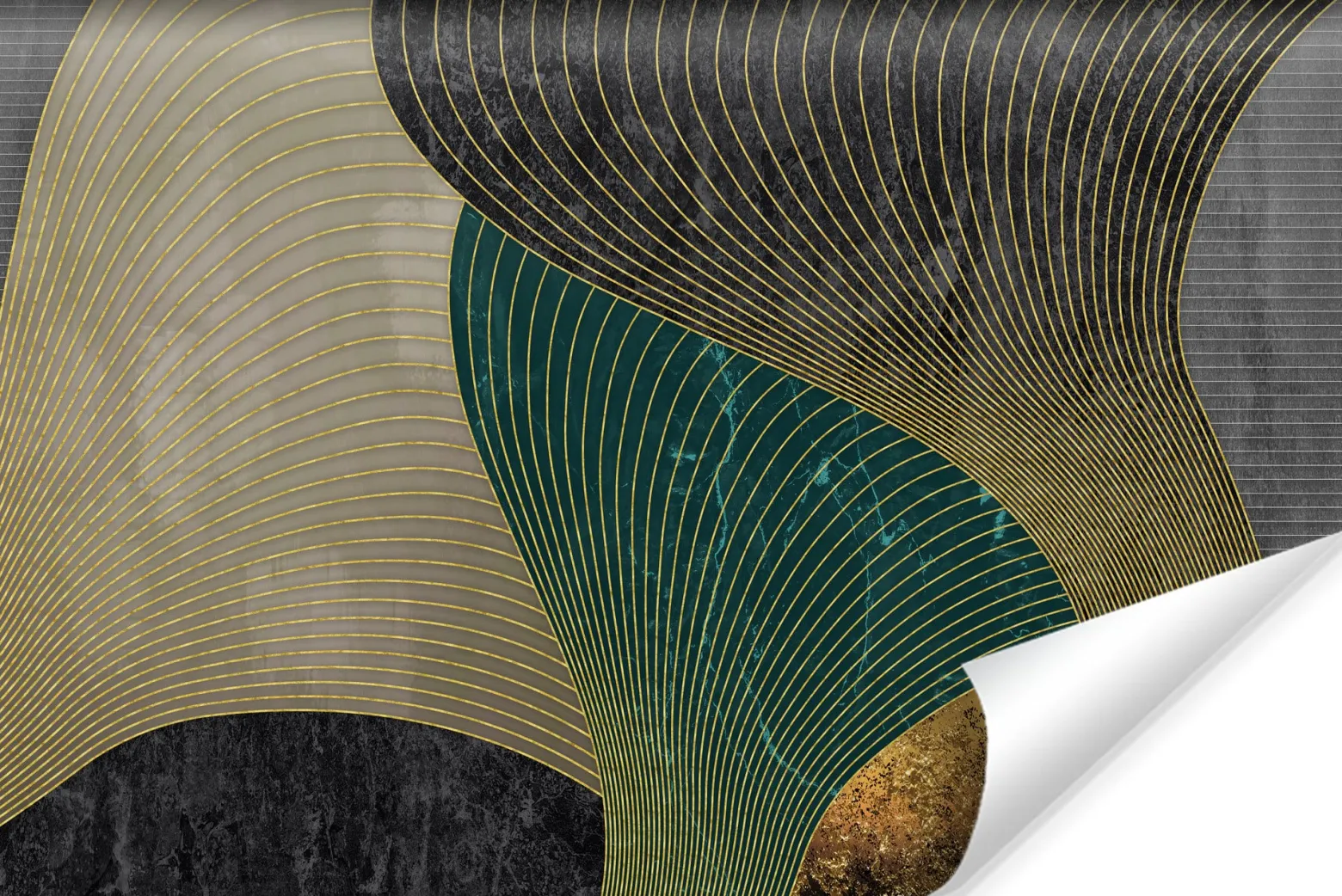 Fototapeta Ścienna Nowoczesny Wzór Geometryczny 90x60cm