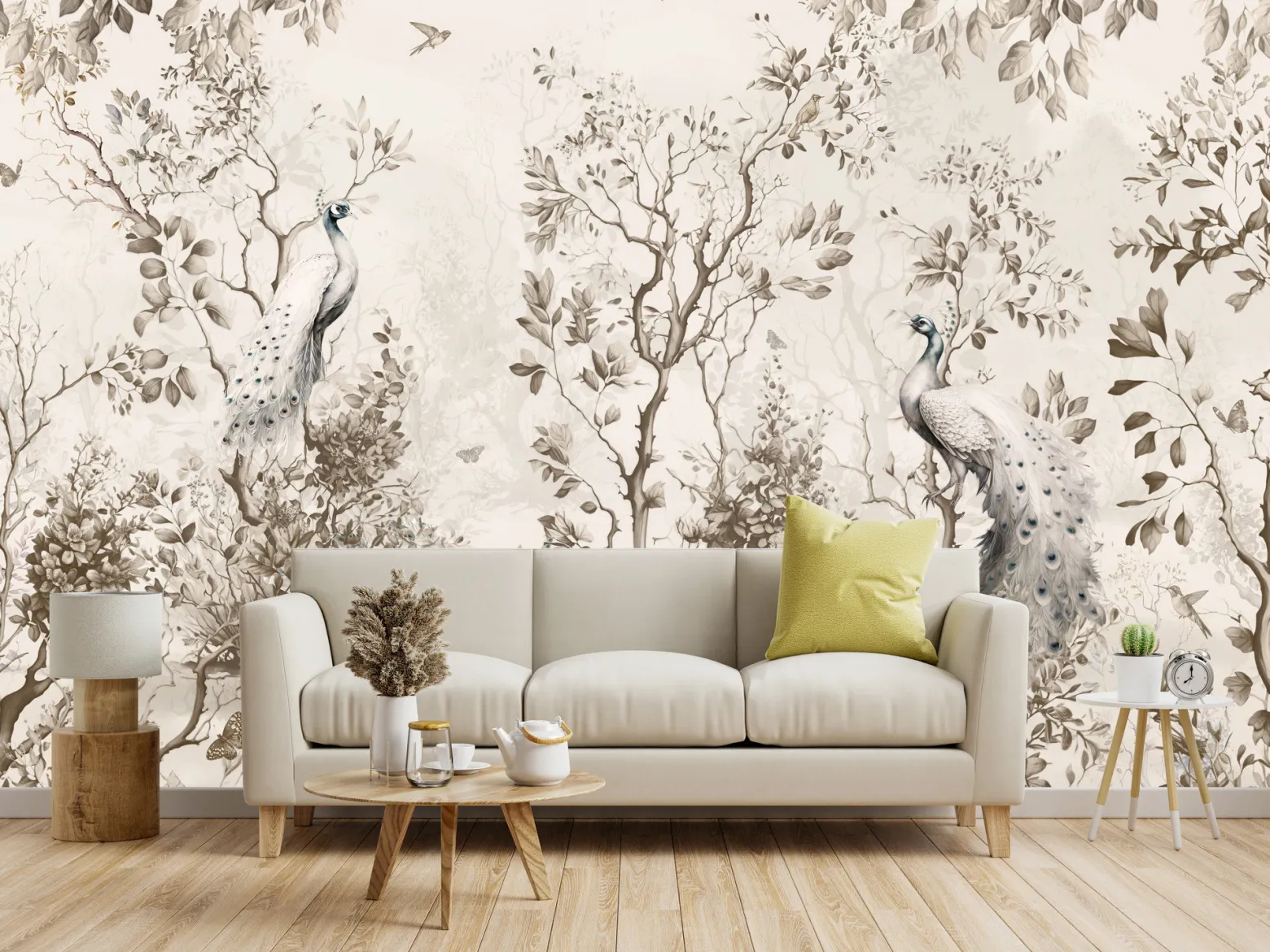 Fototapeta Ścienna Pawie W Stylu Vintage 90x60cm