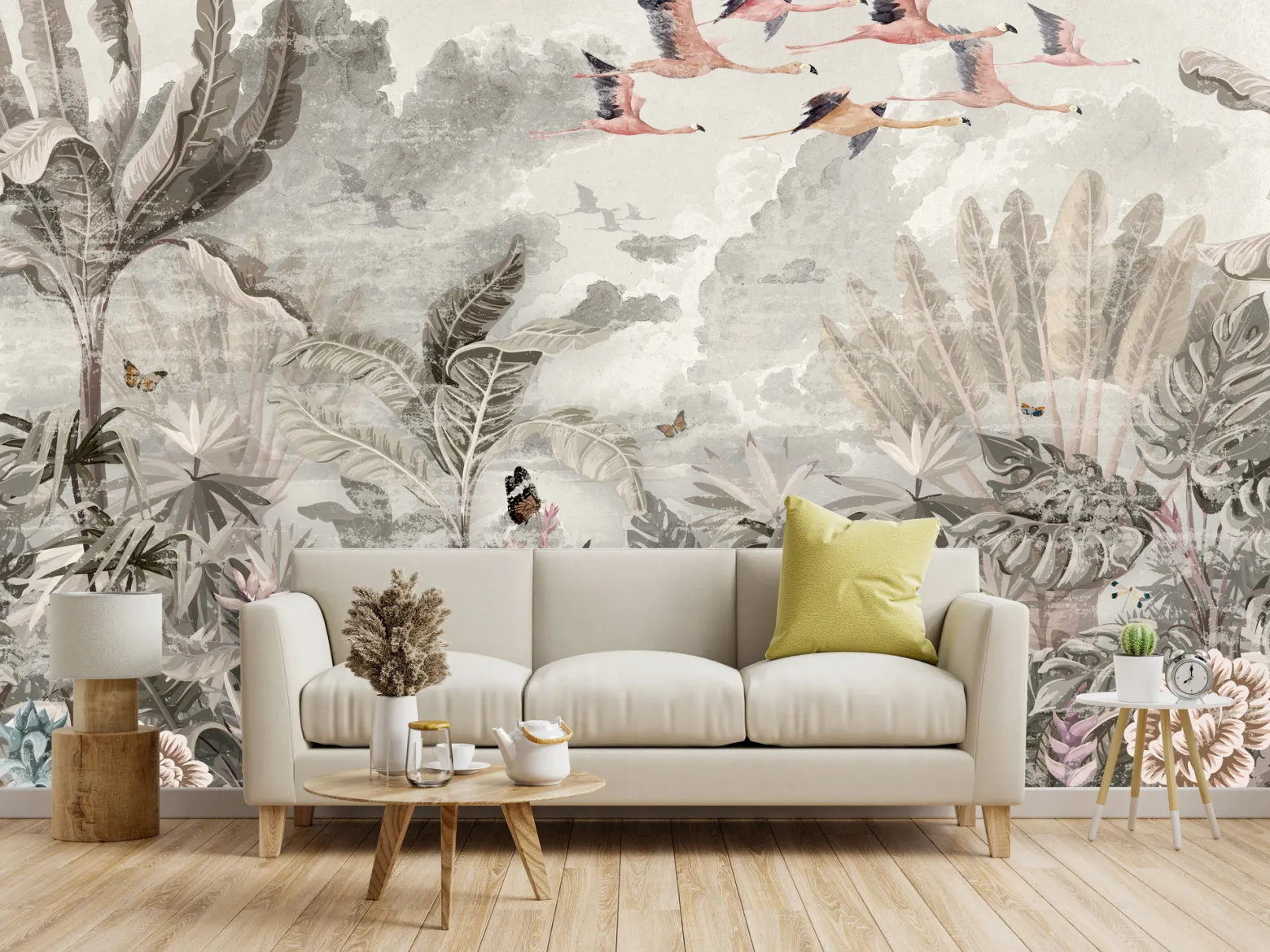 Fototapeta Ścienna Tropikalna Dżungla Vintage 90x60cm