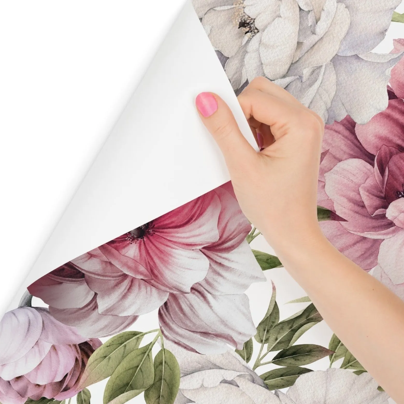 Fototapeta Delikatne Różowe PEONIE Kwiaty 90x60cm
