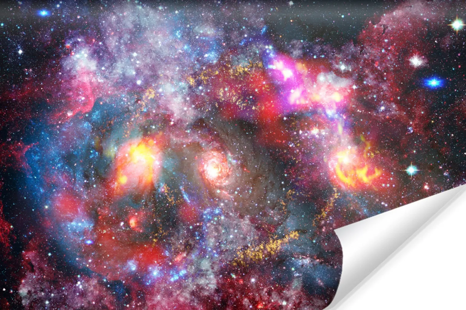 Fototapeta Do Sypialni KOSMOS Gwiazdy 3D 90x60cm