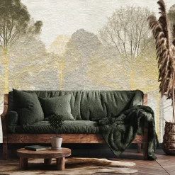 Fototapeta Drzewa na betonie 90x60cm