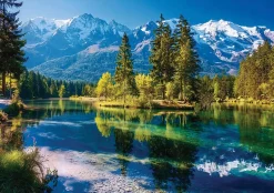 Fototapeta Góry Krajobraz Natura Jezioro Na Ścianę Sypialnia Salon 250X175