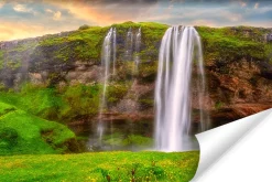 Fototapeta Klif WODOSPAD Natura Pejzaż 3D 90x60cm