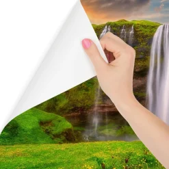 Fototapeta Klif WODOSPAD Natura Pejzaż 3D 90x60cm