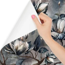 Fototapeta Kwiaty Magnolii Na Betonie 90x60cm