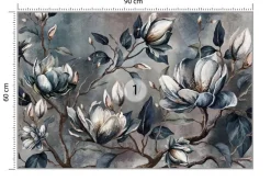 Fototapeta Kwiaty Magnolii Na Betonie 90x60cm