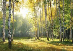 Fototapeta las 3d drzewa natura zielony na ścianę sypialnia salon 250x175