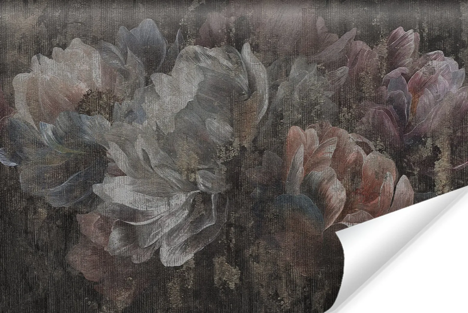 Fototapeta Malowane Abstrakcyjne Piwonie 90x60cm