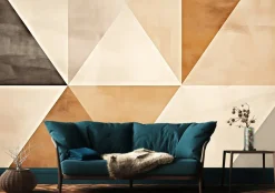 Fototapeta Minimalistyczne Trójkąty Styl Boho 460x300cm