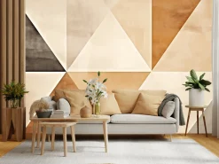 Fototapeta Minimalistyczne Trójkąty Styl Boho 460x300cm